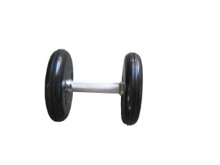 Činky jednoruční pogumované 12 kg