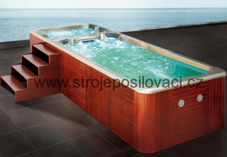 Velký plavecký vířivý bazén MDB820