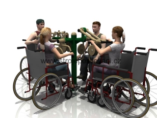 Posilovací stroj pro handicapované 19