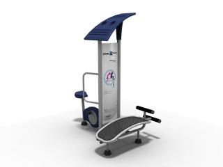 Bicykl, lavice na sed a leh MDS-FIT452