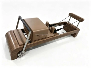 PILATES WALNUT WOOD REFORMER 03 